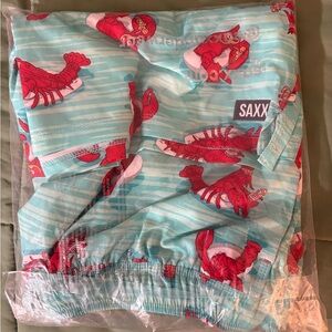 Saxx Oh Buoy Lobster Print Boxers